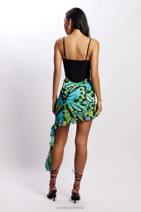 Meshki Janice langes Korsett-Oberteil Schwarz Kleidung 060V1051