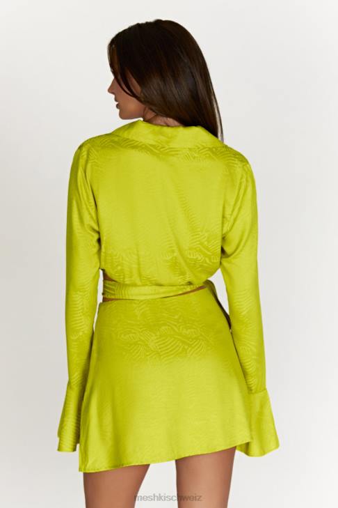 Meshki Annalise-Wickeloberteil Chartreuse Kleidung 060V1047