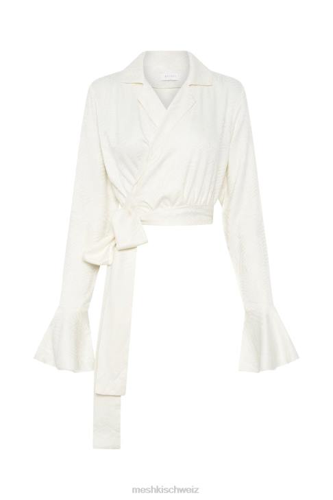 Meshki Annalise-Wickeloberteil Knochen Kleidung 060V1006