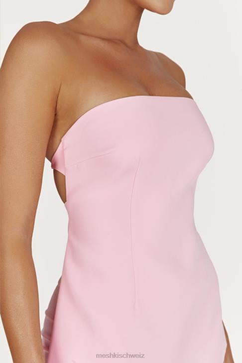 Meshki Astrid trägerloses Oberteil zum Binden hinten erröten rosa Kleidung 060V892