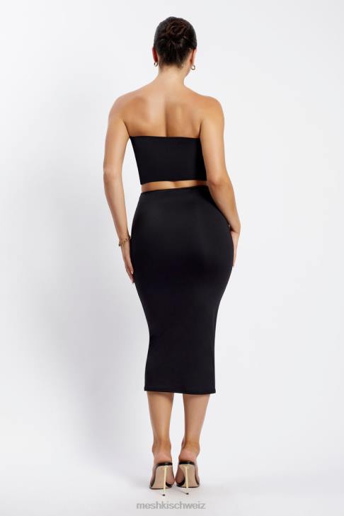 Meshki Dakota-Röhrenoberteil Schwarz Kleidung 060V928