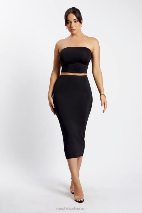 Meshki Dakota-Röhrenoberteil Schwarz Kleidung 060V928