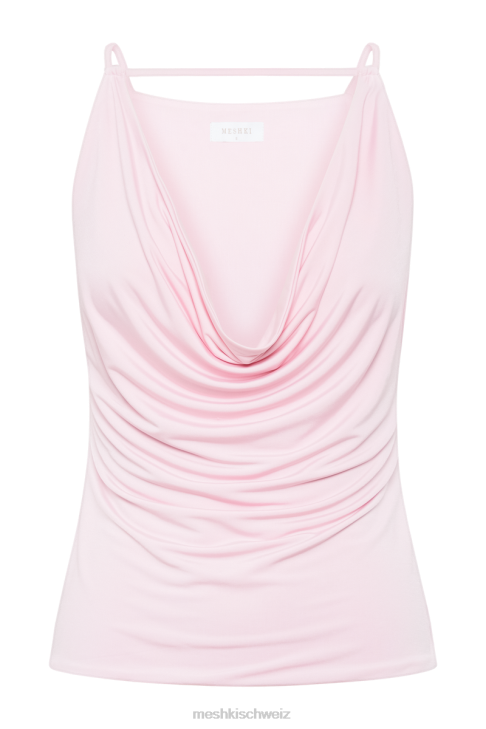 Meshki Deanna, anschmiegsames Longline-Top Bonbonrosa Kleidung 060V1215