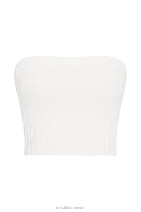 Meshki Jordi trägerloses Strickoberteil cremefarben Kleidung 060V1039
