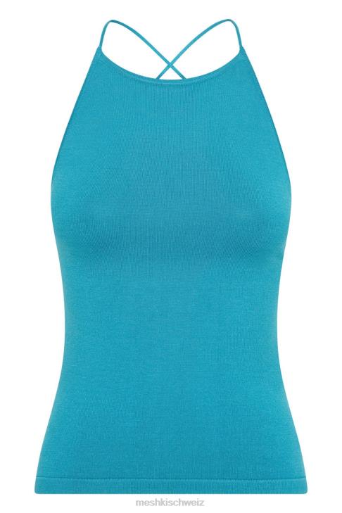 Meshki Kelly Longline-Top Aquamarin Kleidung 060V1024