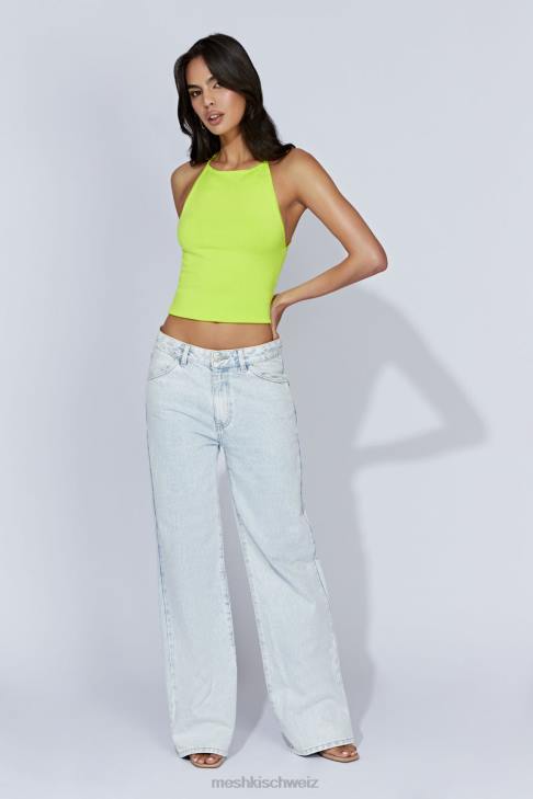 Meshki Kelly Longline-Top frisches Grün Kleidung 060V1063