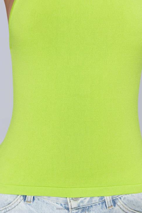 Meshki Kelly Longline-Top frisches Grün Kleidung 060V1063