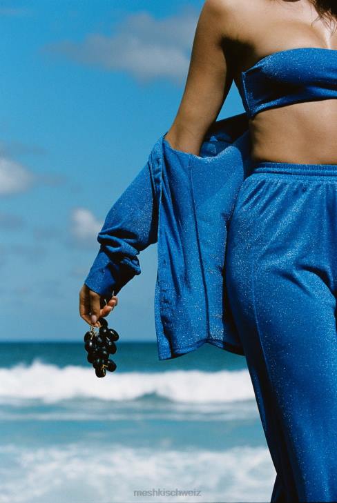 Meshki Lucille-Schimmer-Abdeckung oben Kobaltglanz Kleidung 060V1081