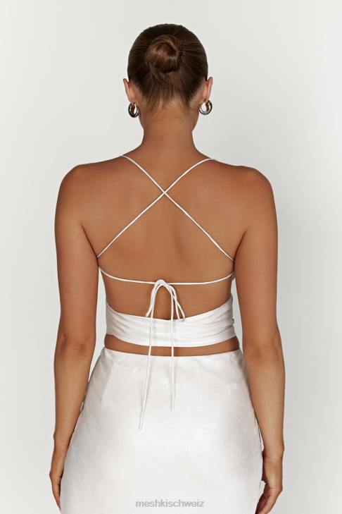 Meshki Wickeltop „Georgie“ zum Binden Perle Kleidung 060V1004