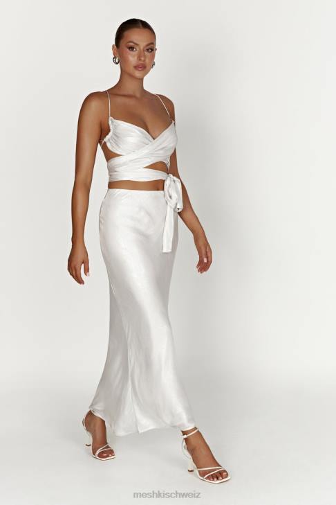 Meshki Wickeltop „Georgie“ zum Binden Perle Kleidung 060V1004