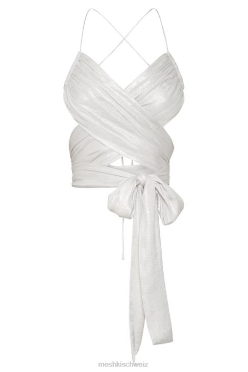 Meshki Wickeltop „Georgie“ zum Binden Perle Kleidung 060V1004