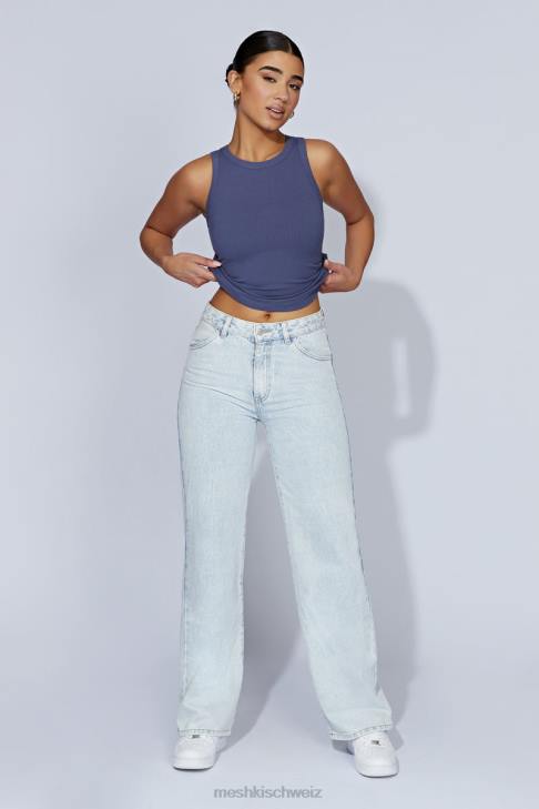 Meshki Zanna geripptes Tanktop Mitternachtsmarine Kleidung 060V986