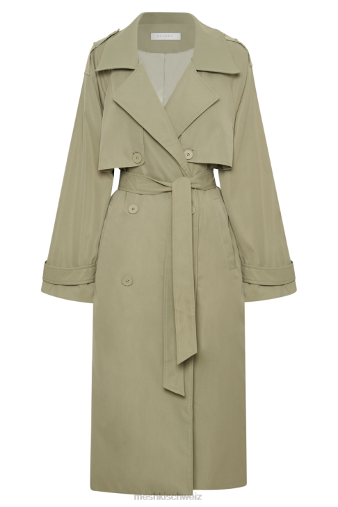 Meshki Andreas übergroßer Trenchcoat Olive Kleidung 060V1640