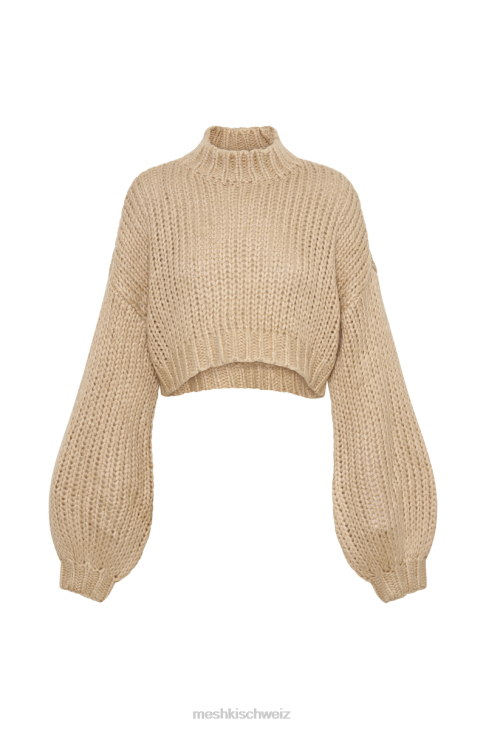 Meshki Grobstrickpullover von Delphine Taupe Kleidung 060V1642