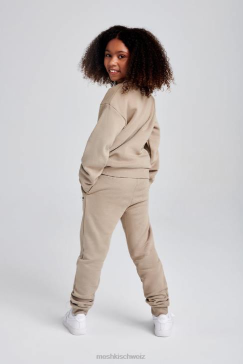 Meshki Phoenix Ku Pullover mit Rundhalsausschnitt Zement Kleidung 060V1492