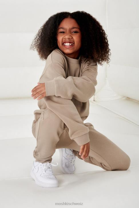 Meshki Phoenix Ku Pullover mit Rundhalsausschnitt Zement Kleidung 060V1492