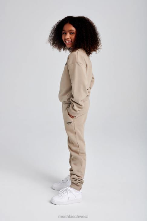 Meshki Phoenix Ku Pullover mit Rundhalsausschnitt Zement Kleidung 060V1492