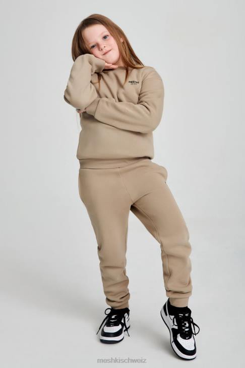 Meshki Phoenix Ku Pullover mit Rundhalsausschnitt Zement Kleidung 060V1492