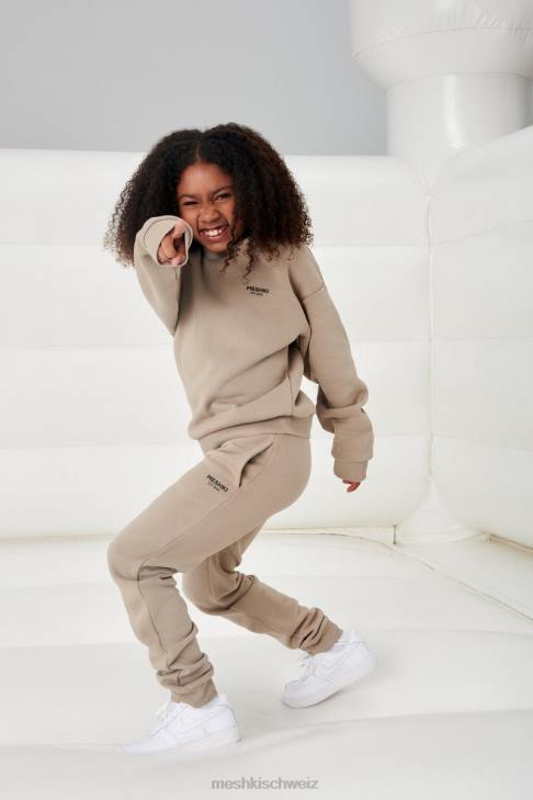 Meshki Phoenix Ku Pullover mit Rundhalsausschnitt Zement Kleidung 060V1492