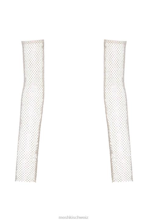 Meshki Tara-Diamant-Mesh-Handschuhe Creme Zubehör 060V1688